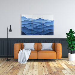 Canvas 24 x 36 - Dark calm ocean waves