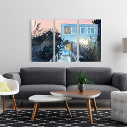 Toile 24 x 36 - Maison de plage