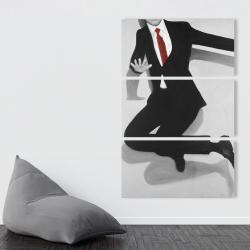 Canvas 40 x 60 - Classical jumping man