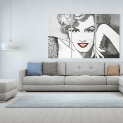 Canvas 40 x 60 - Vintage style marilyn monroe