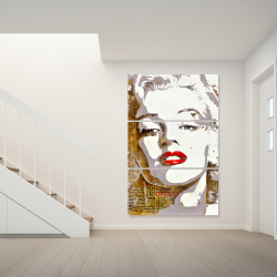Canvas 40 x 60 - Marilyn monroe with typography