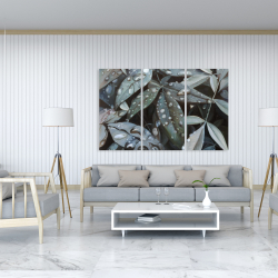 Toile 40 x 60 - Feuilles après la pluie