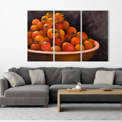 Canvas 40 x 60 - Bowl of cherry tomatoes