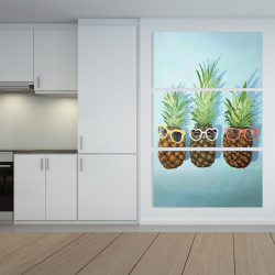 Canvas 40 x 60 - Summer pineapples