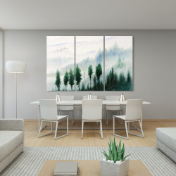 Canvas 40 x 60 - Landscape in watercolor
