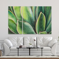 Canvas 40 x 60 - Watercolor agave plant