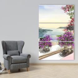 Canvas 40 x 60 - Mediterranean sea view