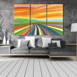 Canvas 40 x 60 - Colorful road