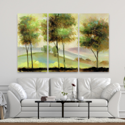 Canvas 40 x 60 - Trees near the lake