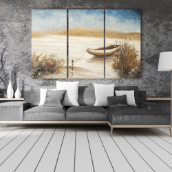 Canvas 40 x 60 - Abandoned boat