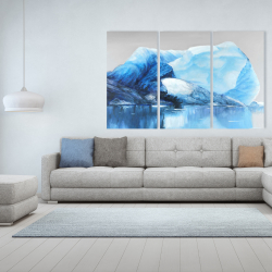 Toile 40 x 60 - Icebergs d'islande