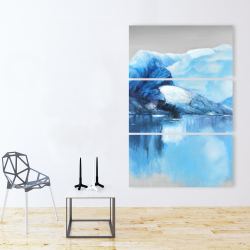 Canvas 40 x 60 - Iceland icebergs