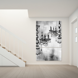 Canvas 40 x 60 - Two crystal chandeliers