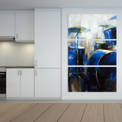 Canvas 40 x 60 - Asbtract drums