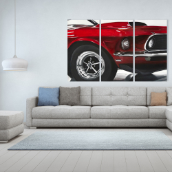 Canvas 40 x 60 - Classic red car