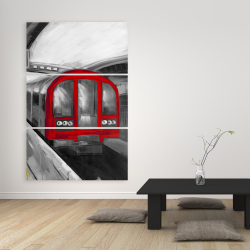 Toile 40 x 60 - Attente du métro