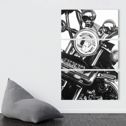 Toile 40 x 60 - Moto réaliste