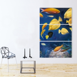 Toile 40 x 60 - Poissons sous l'océan
