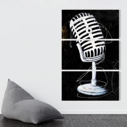 Toile 40 x 60 - Microphone