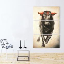 Canvas 40 x 60 - Bull running