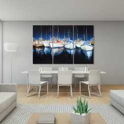 Canvas 40 x 60 - Evening at the marina