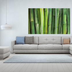 Canvas 40 x 60 - Green bamboo