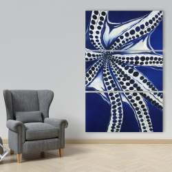 Canvas 40 x 60 - Swimming octopus