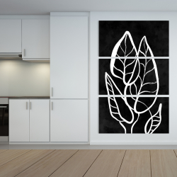 Toile 40 x 60 - Feuilles minimalistes