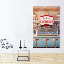 Toile 40 x 60 - Glace rétro