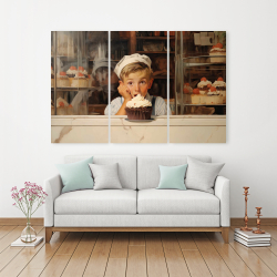 Canvas 40 x 60 - The best cupcake