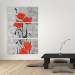 Toile 40 x 60 - Fleurs à longues tiges