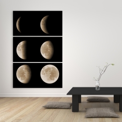 Canvas 40 x 60 - Eclipse in six phases