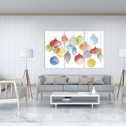 Canvas 40 x 60 - Christmas' balls