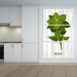 Toile 40 x 60 - Origan sur bois