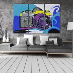 Toile 40 x 60 - Appareil photo rétro