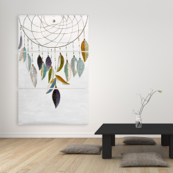 Canvas 40 x 60 - Dreamcatcher with feathers