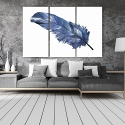 Canvas 40 x 60 - Blue feather