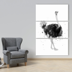 Toile 40 x 60 - Fière autruche