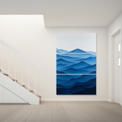 Canvas 40 x 60 - Dark calm ocean waves