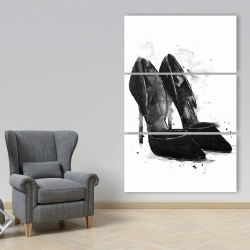 Toile 40 x 60 - Escarpins noirs