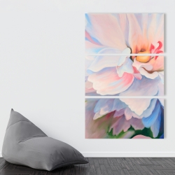 Canvas 40 x 60 - Pastel colored flower