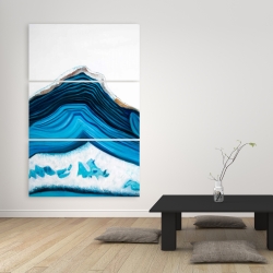 Canvas 40 x 60 - Blue geode profile