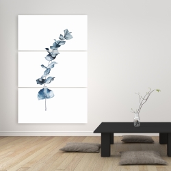 Canvas 40 x 60 - Eucalyptus blue leaves