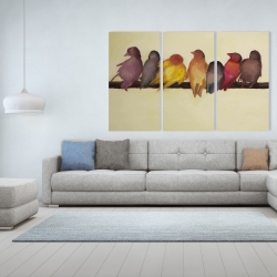 Canvas 40 x 60 - Bird family