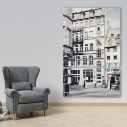 Toile 40 x 60 - Scène de rue en allemagne