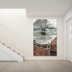 Canvas 40 x 60 - Water tower in williamsburg