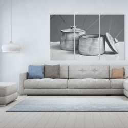 Canvas 40 x 60 - Old pot with lid