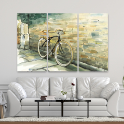 Canvas 40 x 60 - Old urban bicycle