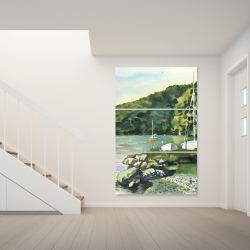 Toile 40 x 60 - Journée en voilier