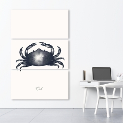 Toile 40 x 60 - Crabe bleu